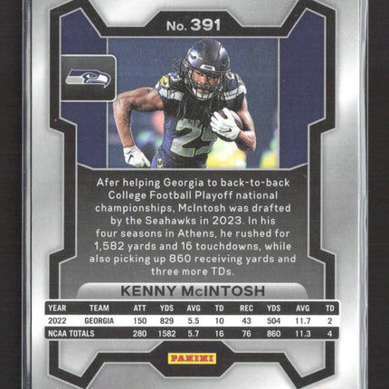 2023 Panini Prizm Kenny McIntosh #391 RC