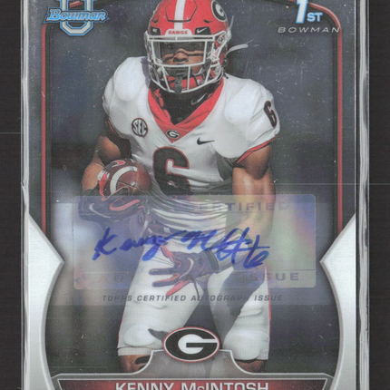 2022 Bowman University Kenny McIntosh #44 Auto