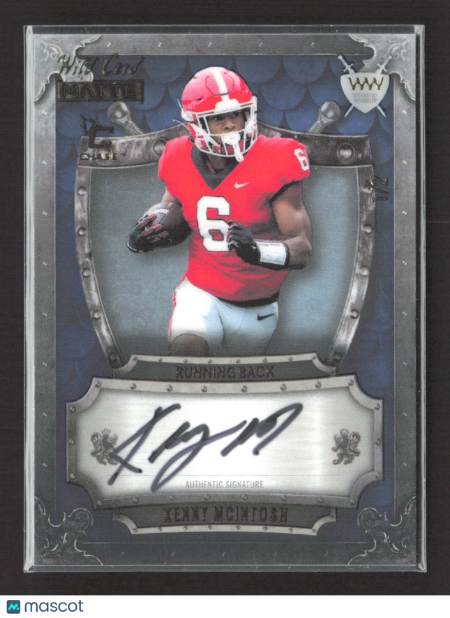 2023 Wild Card Matte Weekend Warrior Kenny McIntosh #WW-A Auto