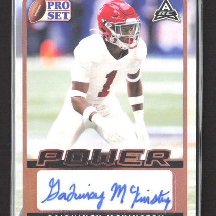 2021 Leaf Pro Set Power Ga'Quincy McKinstry #BA-GM2 RC Auto