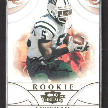 2008 Donruss Threads Kalvin McRae #200 Auto /999