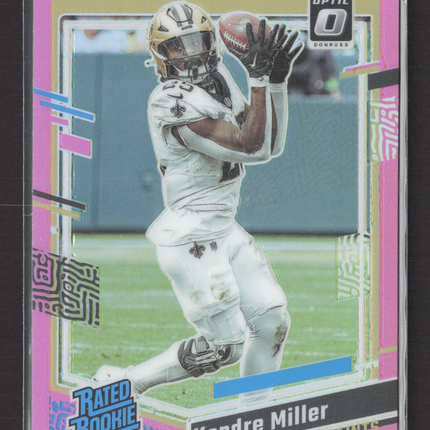 2023 Panini Donruss Optic Prizm Kendre Miller #284 Pink