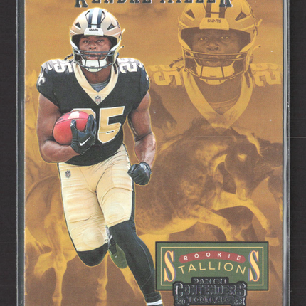 2023 Panini Contenders Football Rookie Stallions Kendre Miller #15