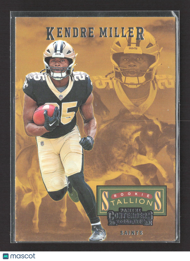2023 Panini Contenders Football Rookie Stallions Kendre Miller #15