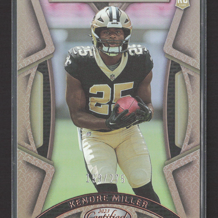 2023 Panini Certified Football Kendre Miller #183 RC 159/275