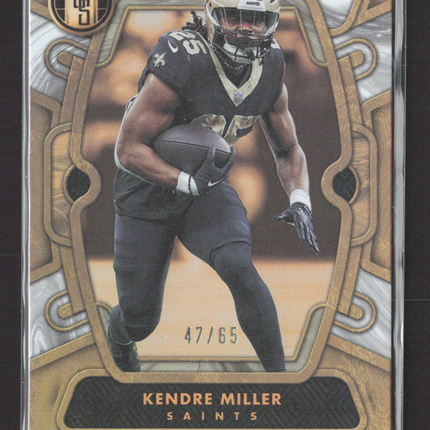 2024 Panini Gold Standard Football Kendre Miller #72 47/65
