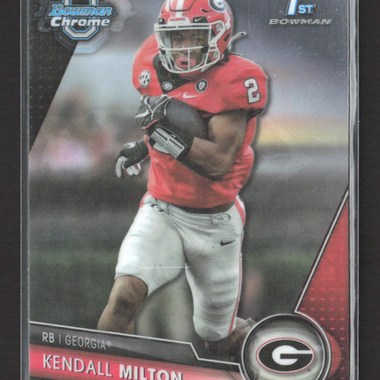 2023 Bowman Chrome University Kendall Milton #96 1st Bowman