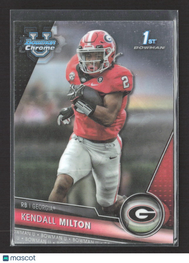 2023 Bowman Chrome University Kendall Milton #96 1st Bowman