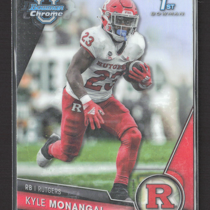 2023 Bowman Chrome University Kyle Monangai #163 Refractor