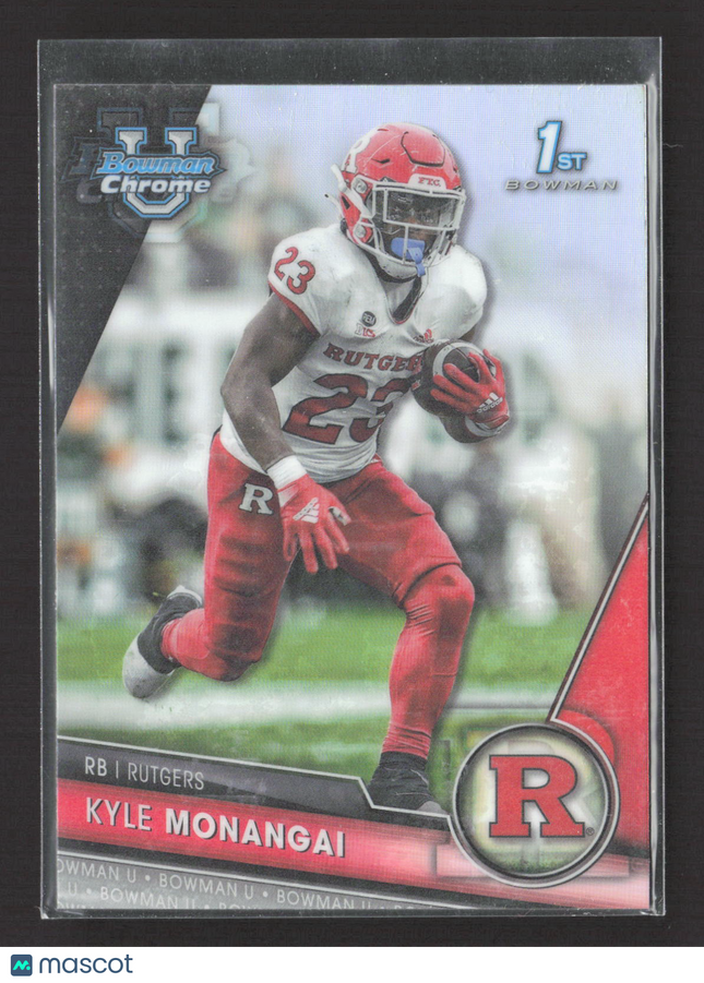 2023 Bowman Chrome University Kyle Monangai #163 Refractor