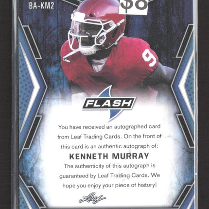 2020 Leaf Flash Kenneth Murray #BA-KM2 Silver RC Auto