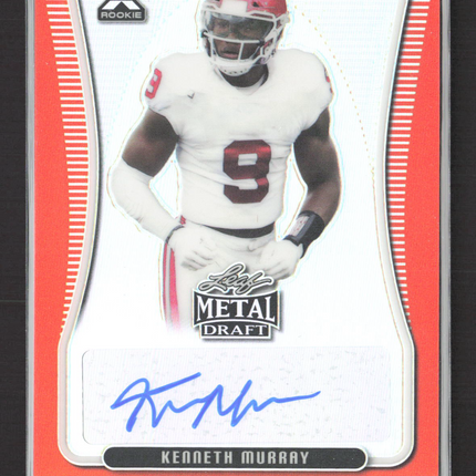 2020 Leaf Metal Draft Kenneth Murray #BA-KM2 Red 7/7 RC Auto