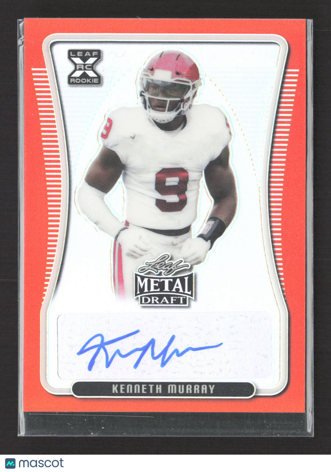 2020 Leaf Metal Draft Kenneth Murray #BA-KM2 Red 7/7 RC Auto