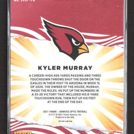 2021 Panini Donruss Optic Prizm My House! Kyler Murray #MH-19