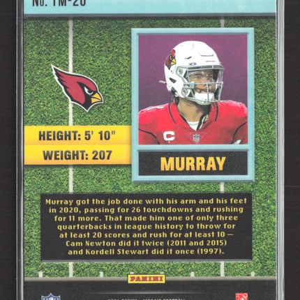 2021 Panini Mosaic Mosaic Kyler Murray #TM-20 Green
