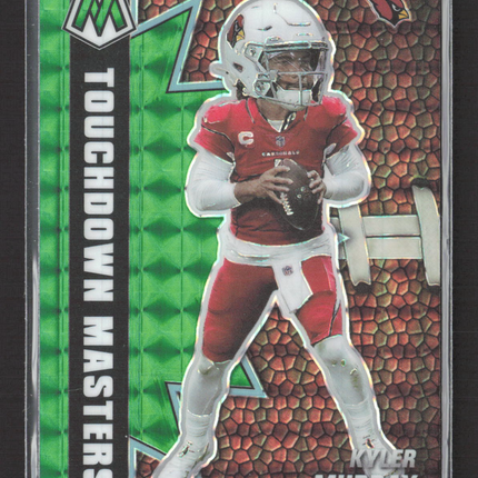2021 Panini Mosaic Prizm Touchdown Masters Kyler Murray #TM-20 Green