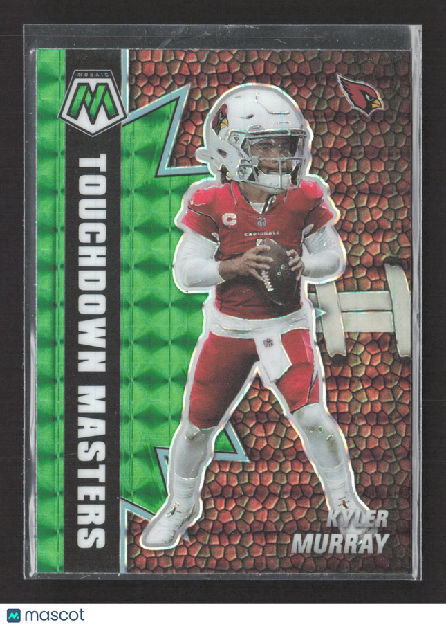 2021 Panini Mosaic Prizm Touchdown Masters Kyler Murray #TM-20 Green