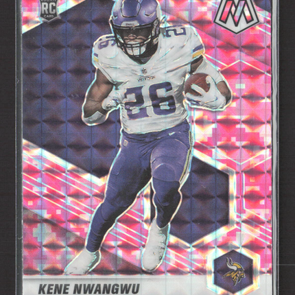 2021 Panini Prizm Mosaic Kene Nwangwu #334 Pink Camo RC