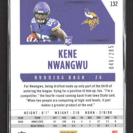 2021 Panini Phoenix Kene Nwangwu #132 Red Seismic RC