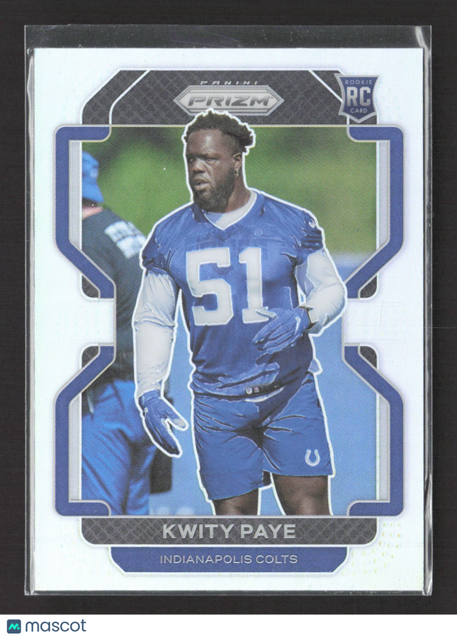 2021 Panini Prizm Kwity Paye #378 RC