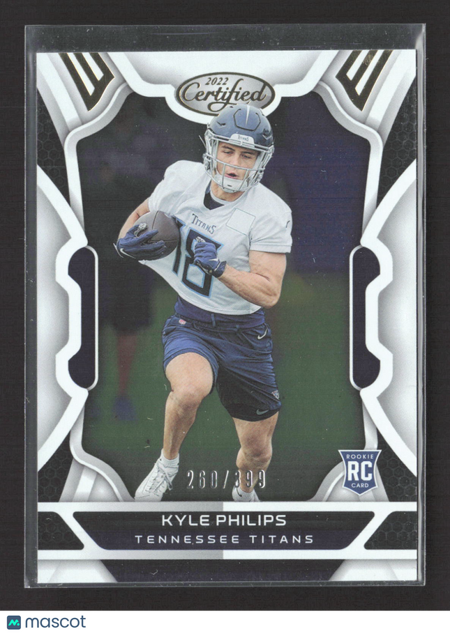 2022 Panini Certified Kyle Philips #169 Black 260/399 RC