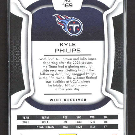 2022 Panini Certified Kyle Philips #169 Black 260/399 RC