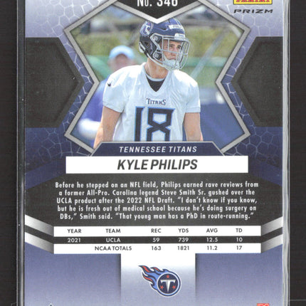 2022 Panini Mosaic Prizm Kyle Philips #346 Disco RC