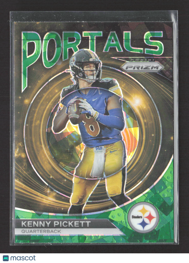 2023 Panini Prizm Portals Kenny Pickett #PO-1 Green