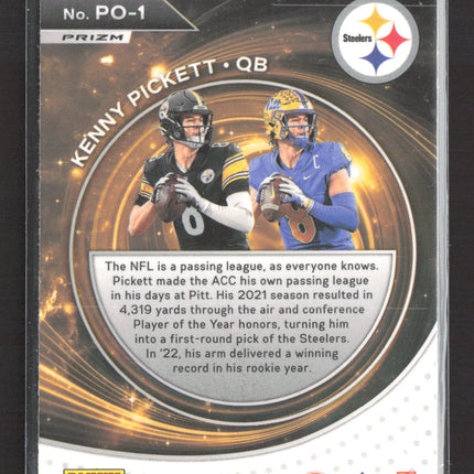 2023 Panini Prizm Portals Kenny Pickett #PO-1 Green