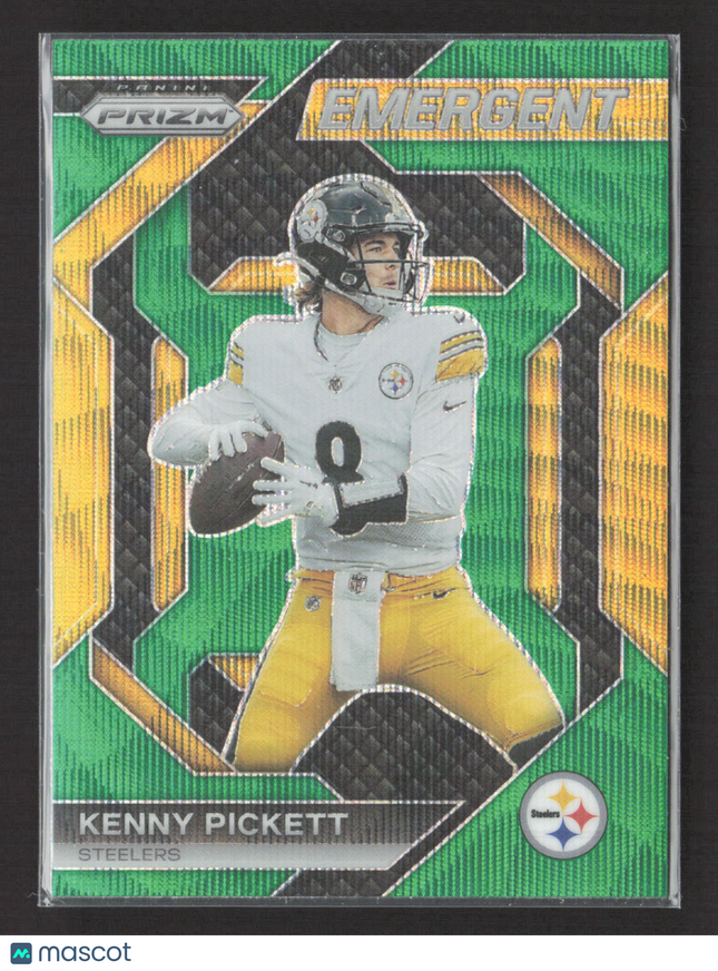 2023 Panini Prizm Emergent Kenny Pickett #H-5 Green