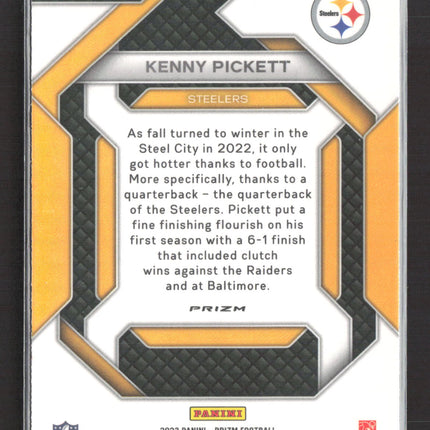 2023 Panini Prizm Emergent Kenny Pickett #H-5 Green