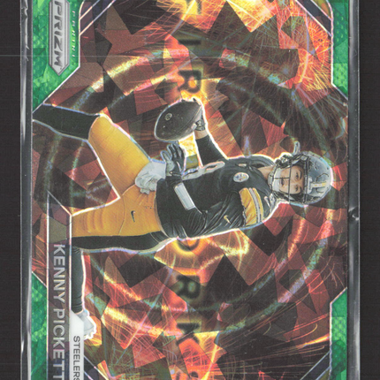 2023 Panini Prizm Fireworks Kenny Pickett #F-9 Green