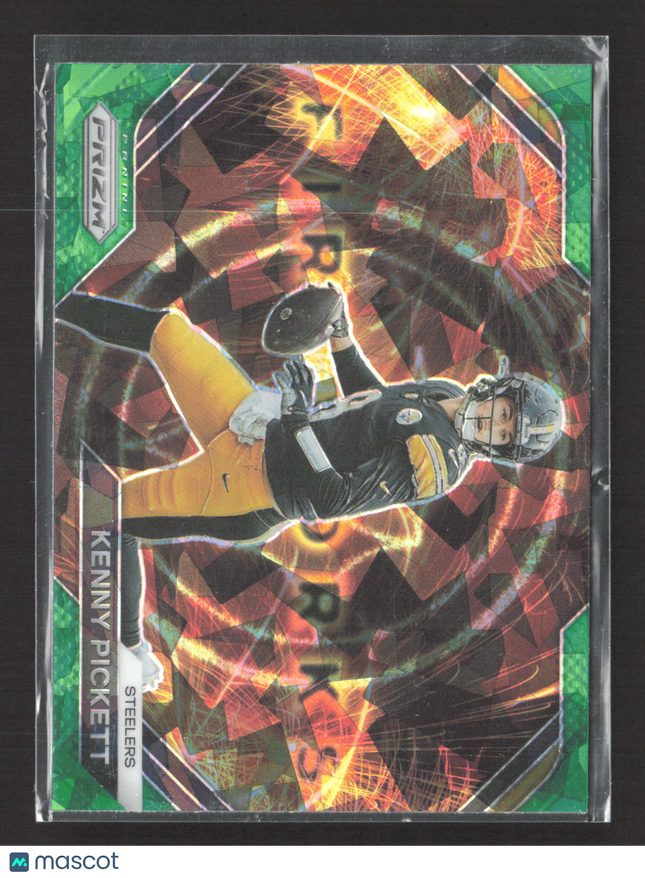 2023 Panini Prizm Fireworks Kenny Pickett #F-9 Green