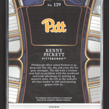 2023 Panini Select Draft Picks Prizm Kenny Pickett #139