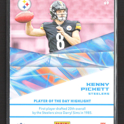 2022 Panini Player of the Day Kenny Pickett #69