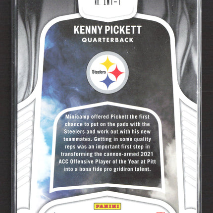 2022 Panini Absolute Football Introductions Kenny Pickett #INT-1 RC