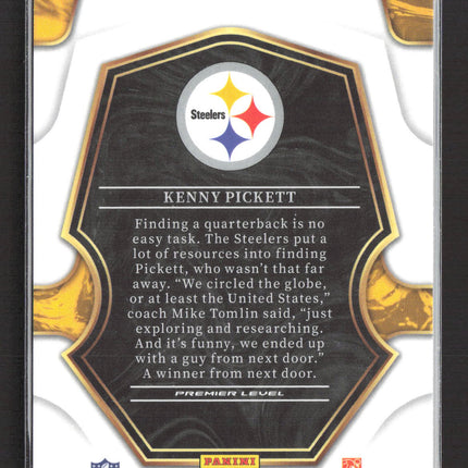 2023 Panini Select Football Kenny Pickett #182 Premier Level RC