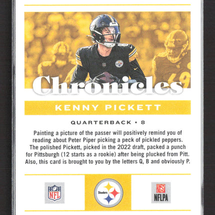 2023 Panini Chronicles Kenny Pickett #33 RC