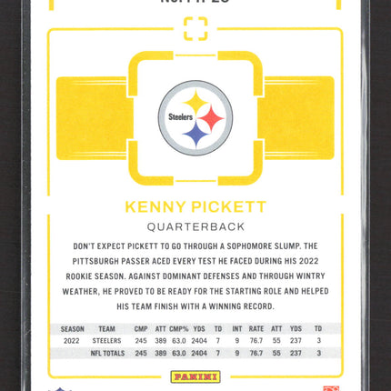 2023 Panini Chronicles Photogenic Kenny Pickett #PH-28 RC