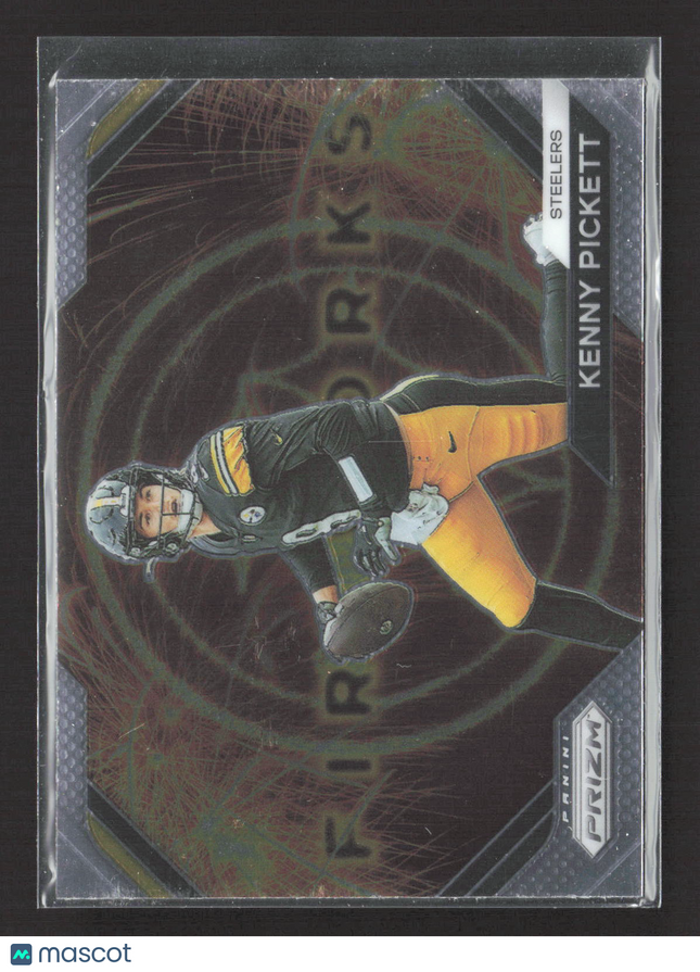 2023 Panini Prizm Fireworks Kenny Pickett #F-9 Silver