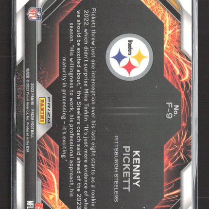 2023 Panini Prizm Fireworks Kenny Pickett #F-9