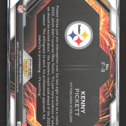 2023 Panini Prizm Fireworks Kenny Pickett #F-9
