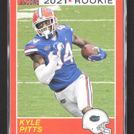 2021 Panini Chronicles Score Draft Picks Kyle Pitts #75 Orange