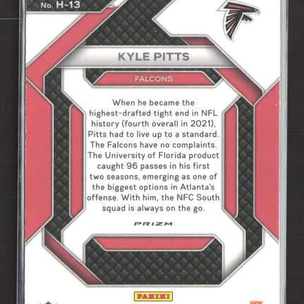 2023 Panini Prizm Emergent Kyle Pitts #H-13 Green