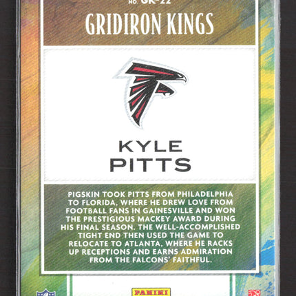 2022 Panini Chronicles Donruss Gridiron Kings Kyle Pitts #GK-22