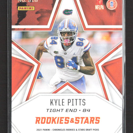 2021 Panini Chronicles Rookies & Stars Draft Picks Kyle Pitts #318 RC