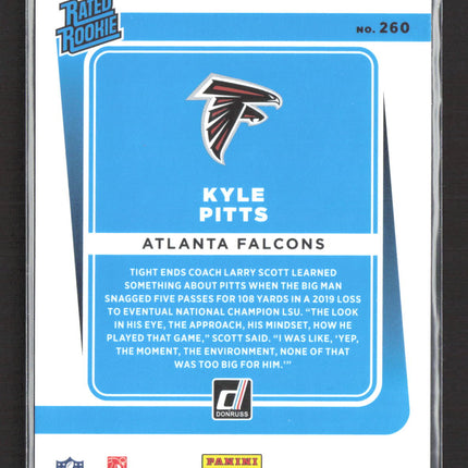 2021 Panini Donruss Football Kyle Pitts #260