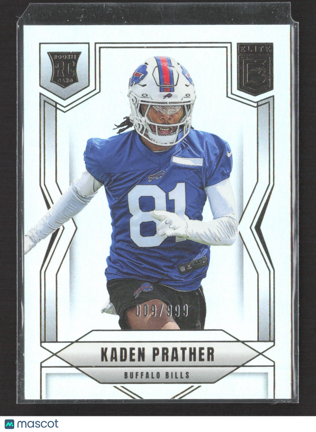2025 Panini Donruss Elite Kaden Prather #122 RC 009/999