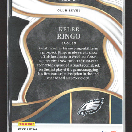 2024 Panini Select Prizm Kelee Ringo #245 Club Level RC