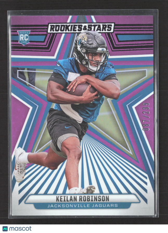 2024 Panini Rookies & Stars Keilan Robinson #162 Purple RC 087/299
